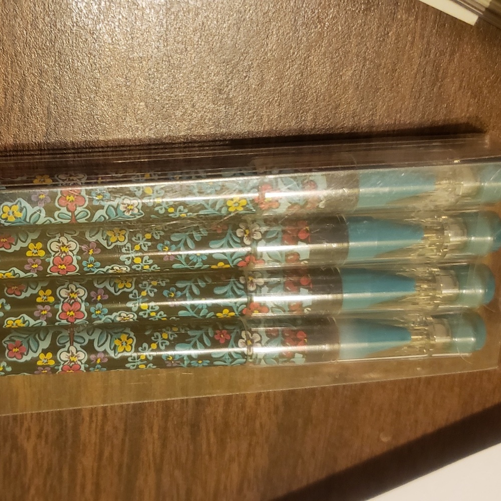 Vera Bradley Gel Pens NAVY INK set NWT